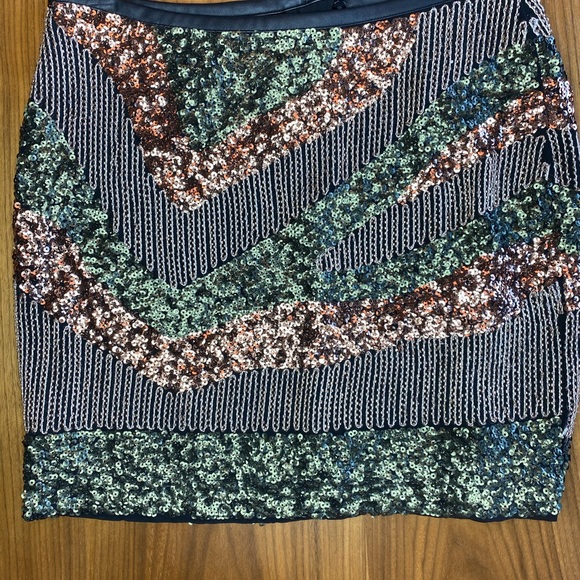 Sequin Mini Skirt